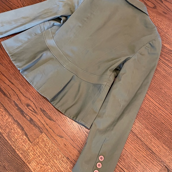 Womans khaki blazer - Picture 5 of 10